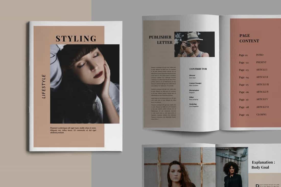 Styling Fashioned - Brochure Template