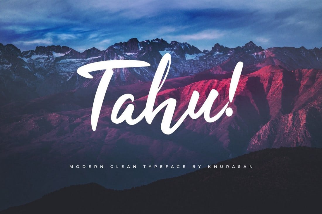 TAHU! - Free Script Font