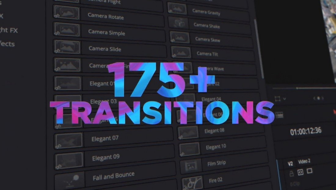 The Ultimate Transitions Pack for DaVinci Resolve