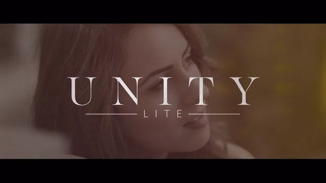 Unity Lite - Free Wedding Titles After Effects Template