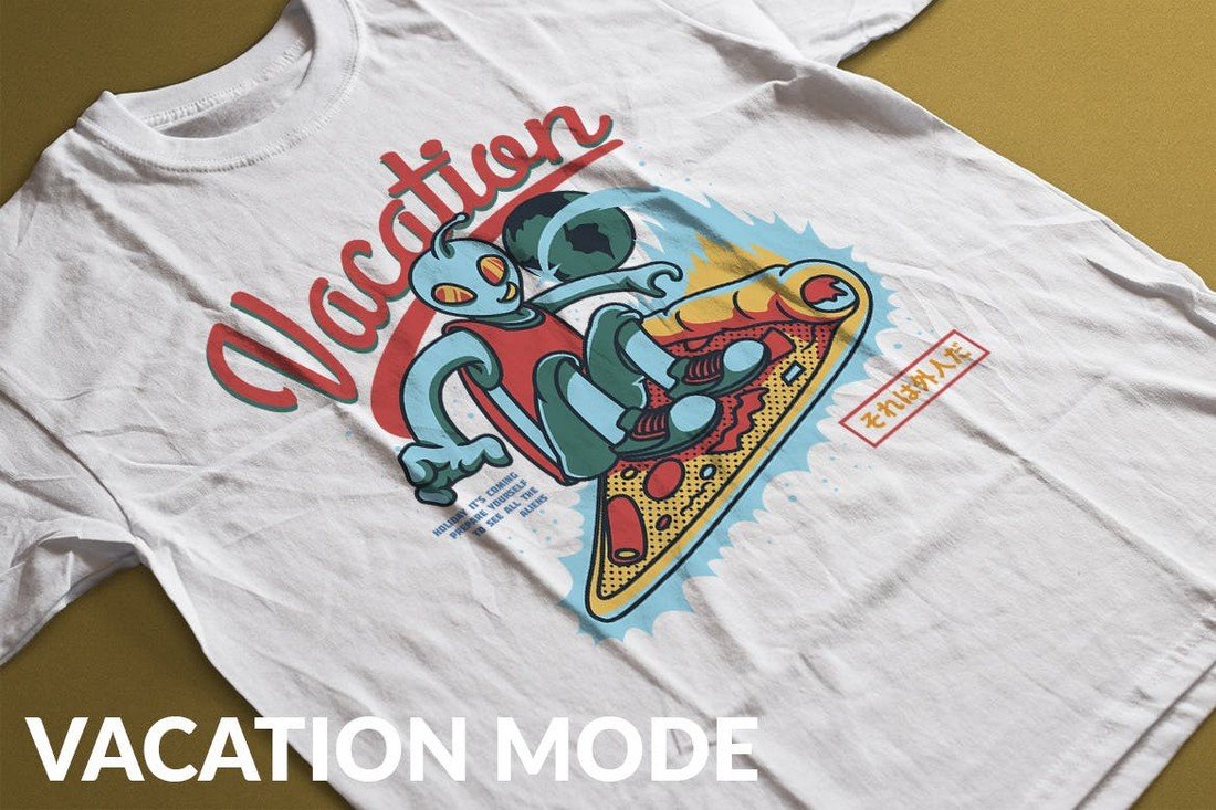Vacation Mode - Quirky T-Shirt Design