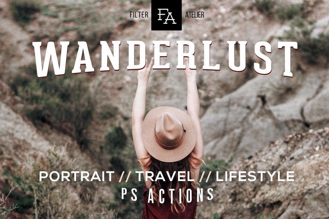 Wanderlust - Portrait & Lifestyle Photoshop Action