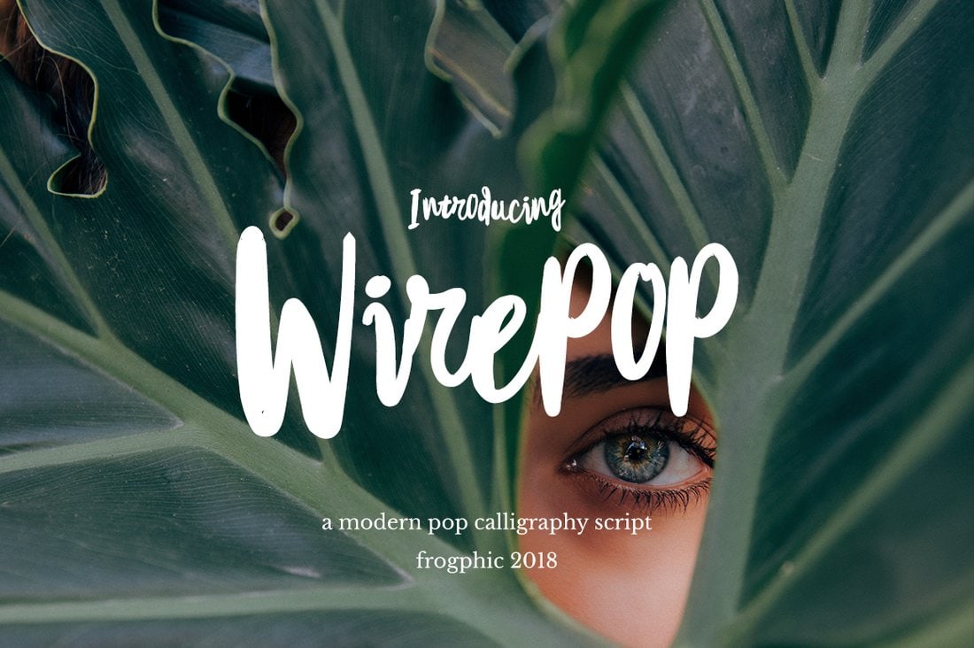 Wirepop - Creative Script Font