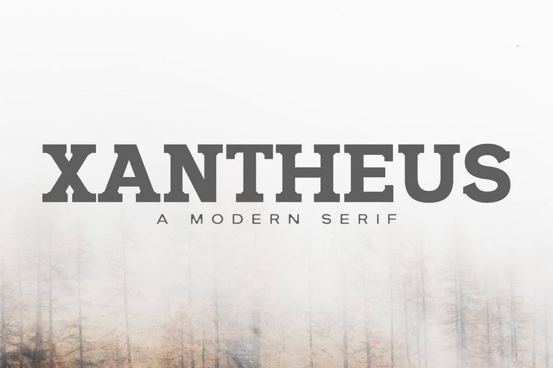 Xantheus - Slab Serif Font