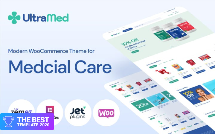 MedCare - Soft and Responsive Pharmacy WooCommerce Theme best digital products