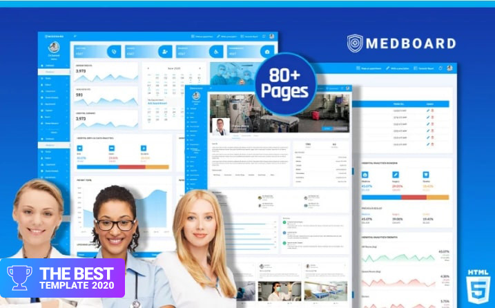 Medical HTML5 | Medboard Admin Template.