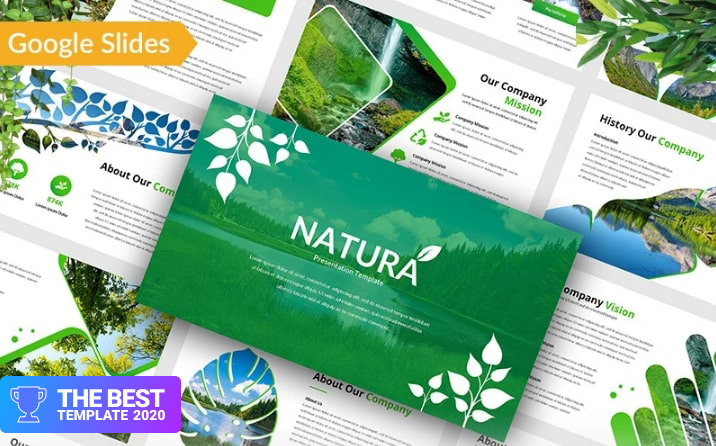 Natura – Nature Google Slides.