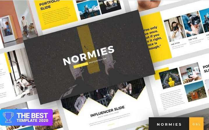Normies - Influencer Google Slidesю