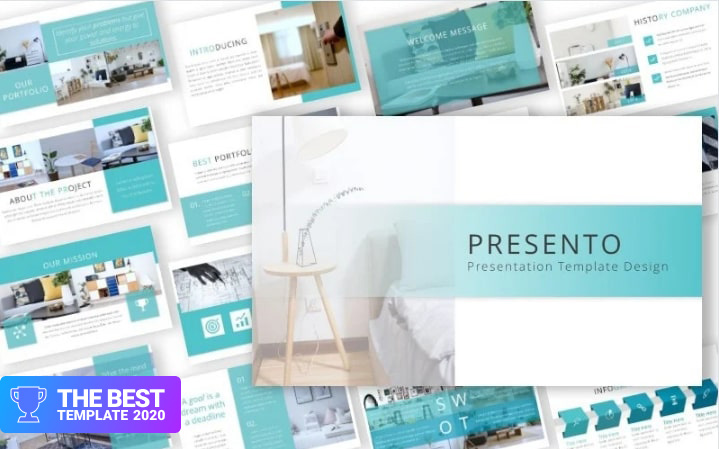 Presento - Presentation Keynote Template  - digital products award