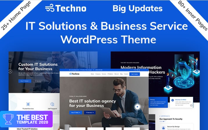 Techno Business Consulting WordPress Theme - best digital products