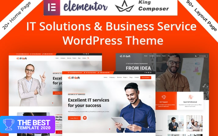 Technology & IT Solution Services WordPress Theme best digital products