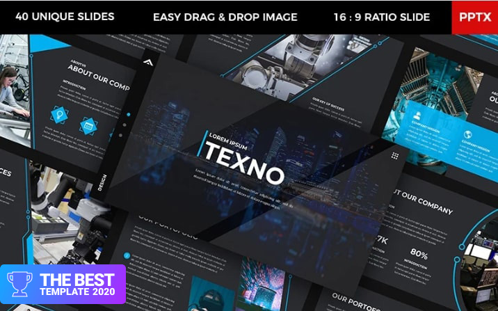 Texno - Technology PowerPoint Template.
